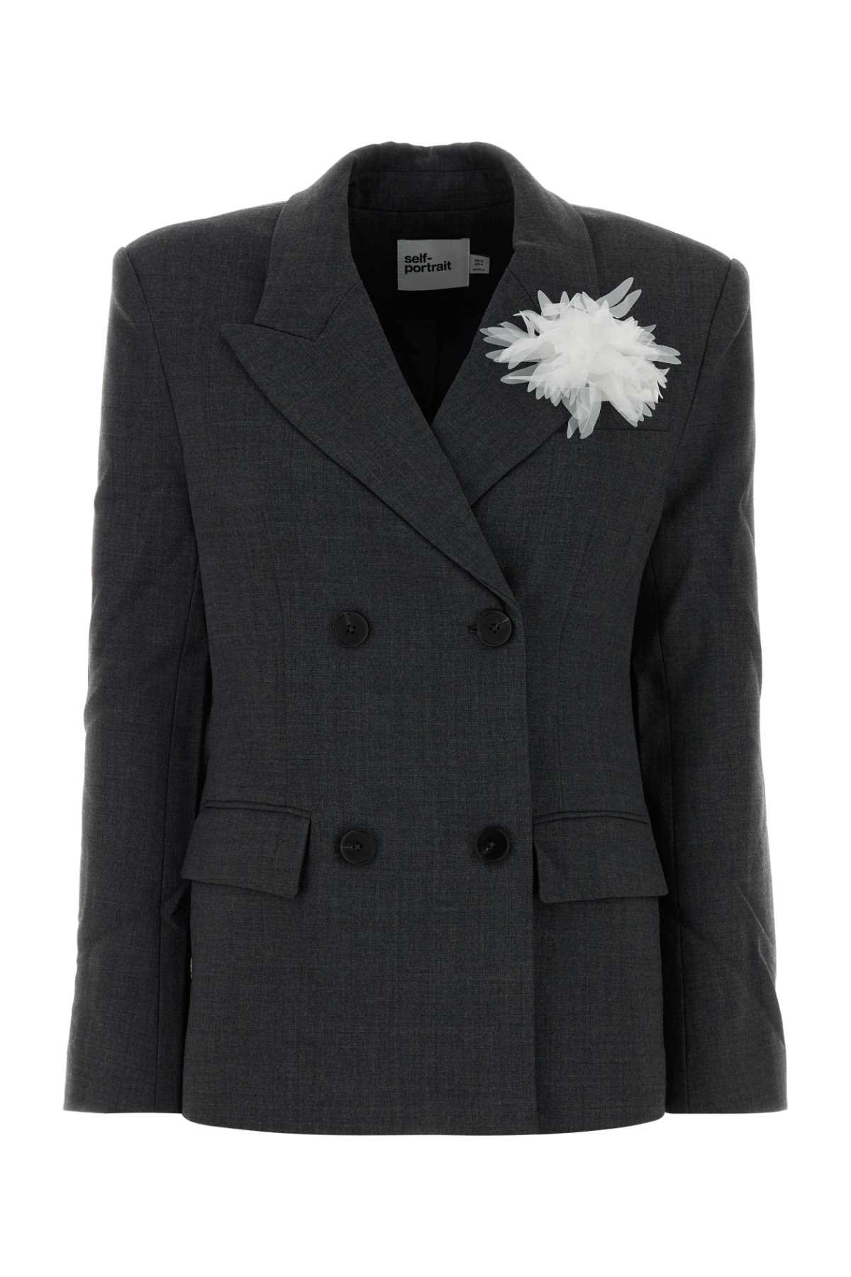[SELF PORTRAIT] Blazer FW26 AW26082JGR GREY