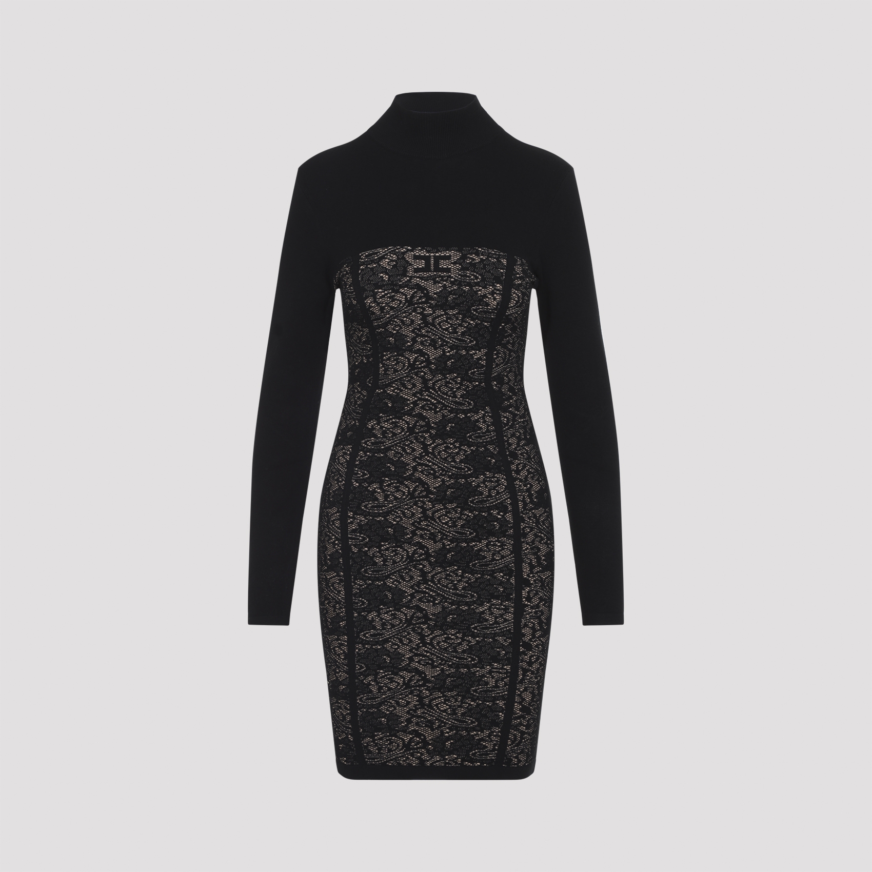 [ELISABETTA FRANCHI] Long sleeve dress FW26 AM27Q66E2