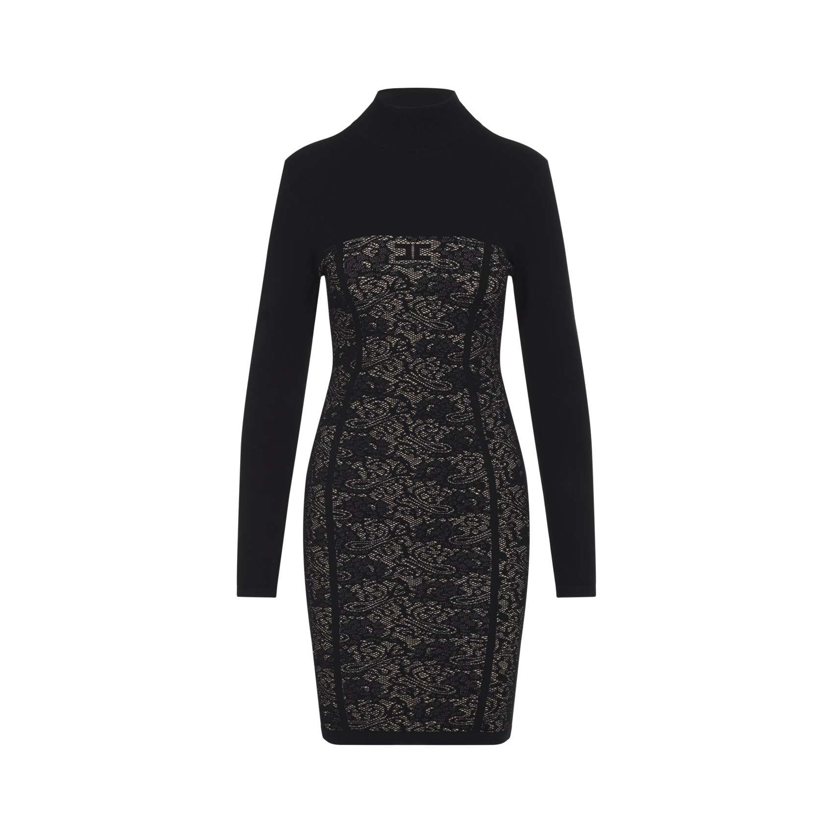 [ELISABETTA FRANCHI] Long sleeve dress FW26 AM27Q66E2