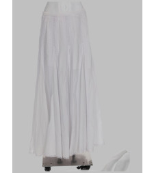 [CHARO RUIZ] Long skirt SS24 231406_WHITE