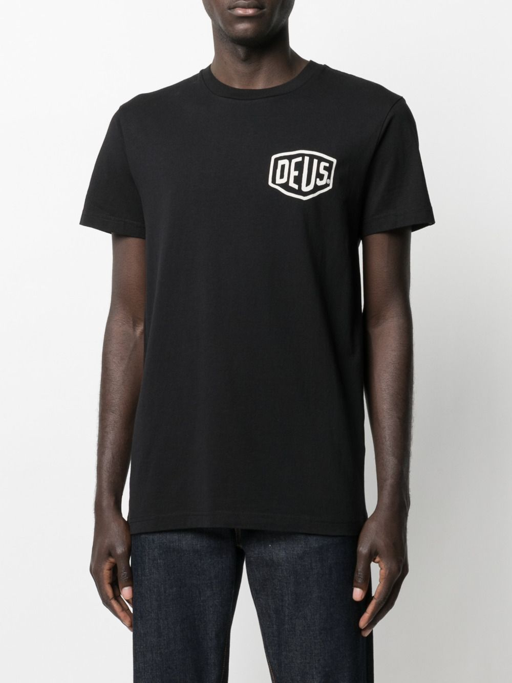 [Deus] T-shirts Short Sleeve SS26 TDMW41808ZBLACK