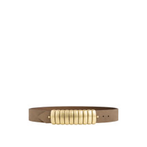 [Federica Tosi] Belt FW26 FTE26CT04BROWN-GOLD