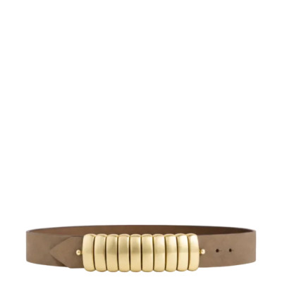 [Federica Tosi] Belt FW26 FTE26CT04BROWN-GOLD