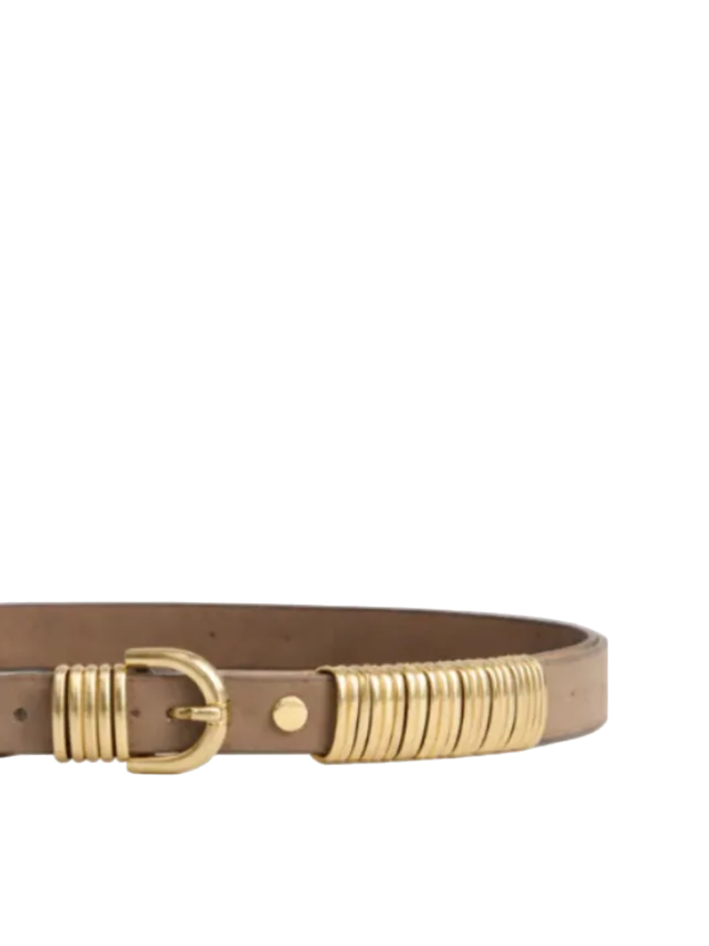 [Federica Tosi] Belt FW26 FTE26CT06BROWN-GOLD