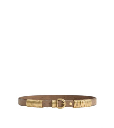 [Federica Tosi] Belt FW26 FTE26CT06BROWN-GOLD