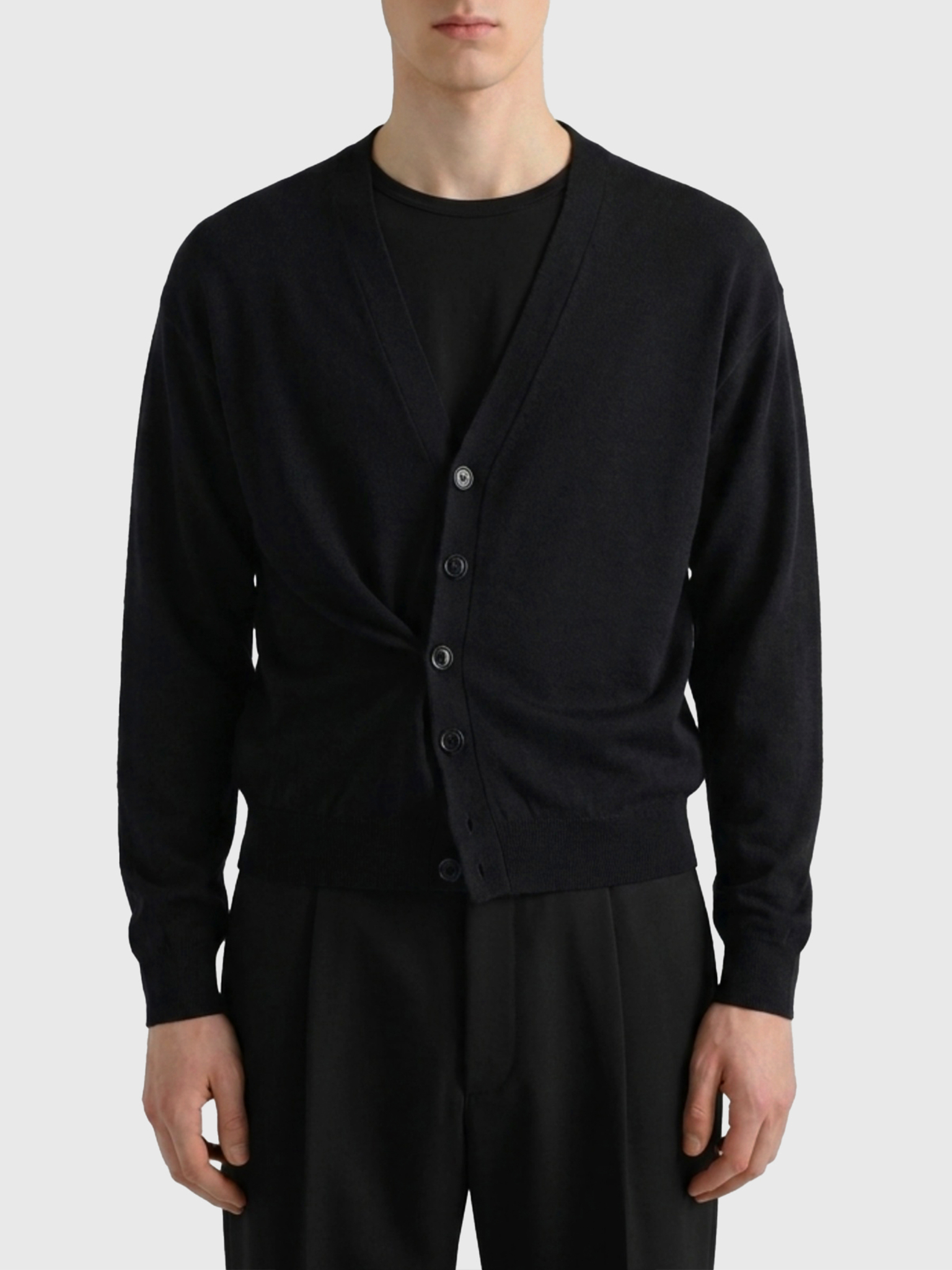 [LEMAIRE] Knitwear FW26 PO0052M_LK1063_BK999