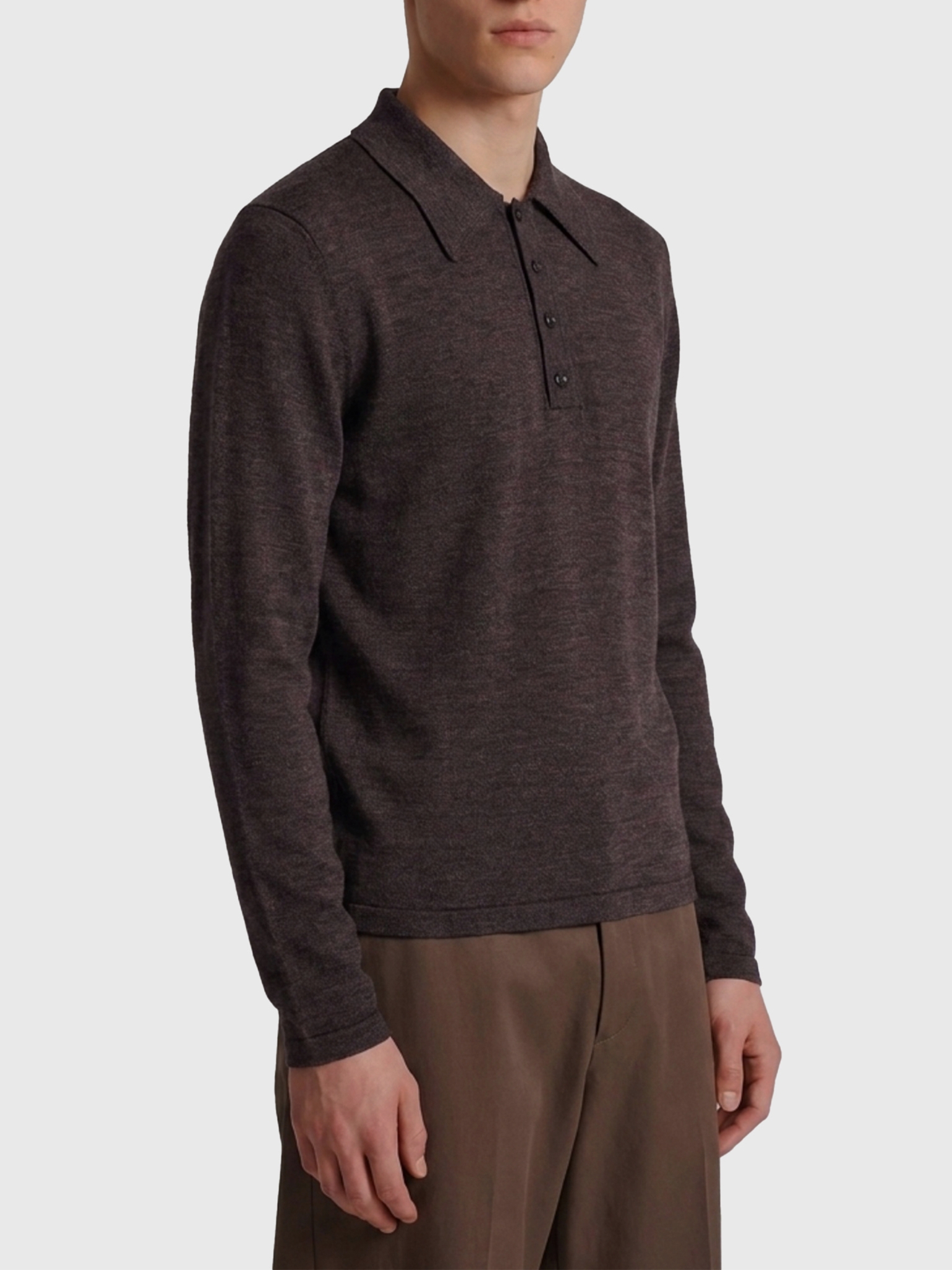 [LEMAIRE] T-shirts Long Sleeve FW26 TS0031_LK1072_BR528