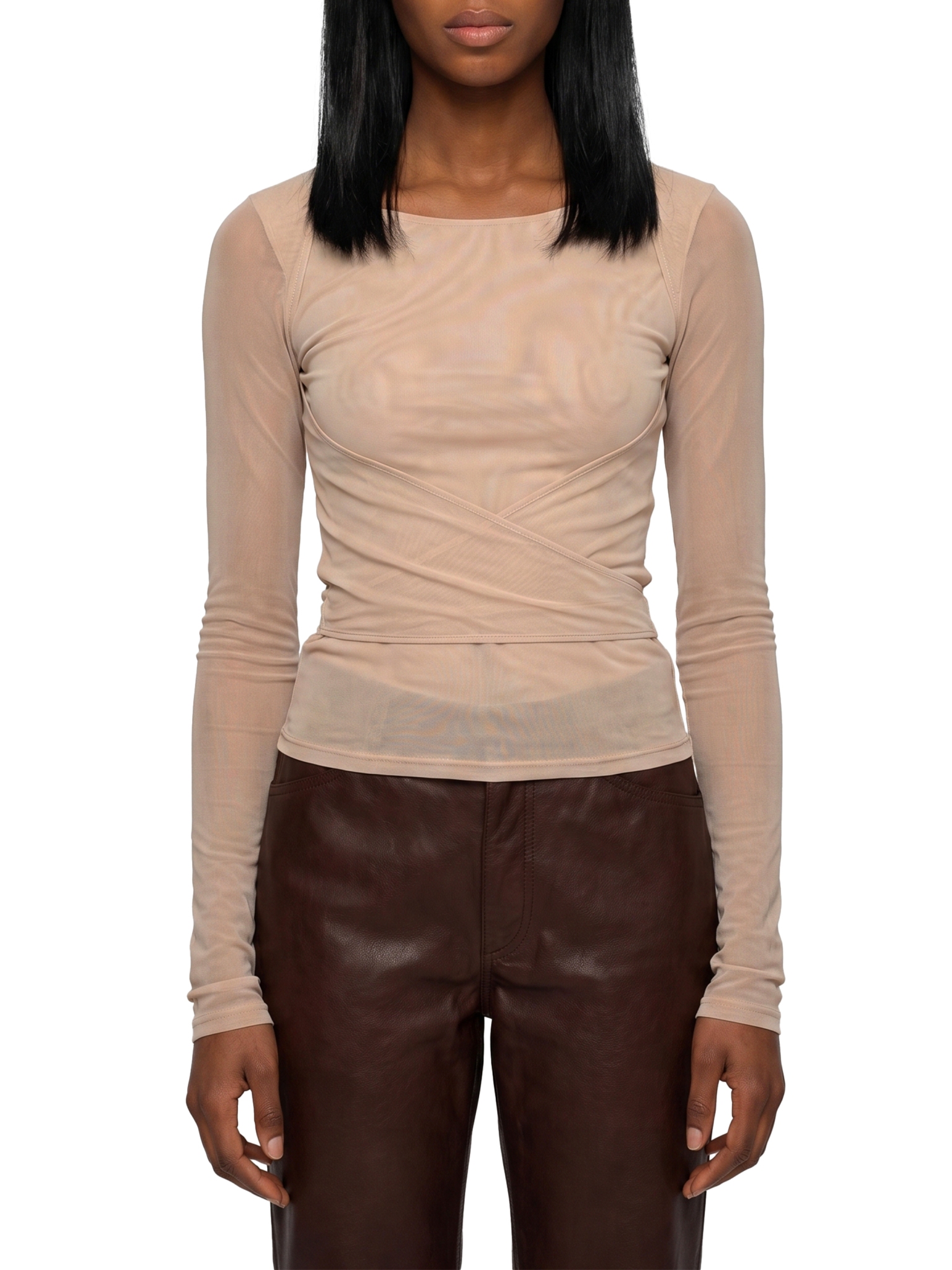 [LEMAIRE] T-shirts Long Sleeve FW26 TS0052_LJ1070_RE311