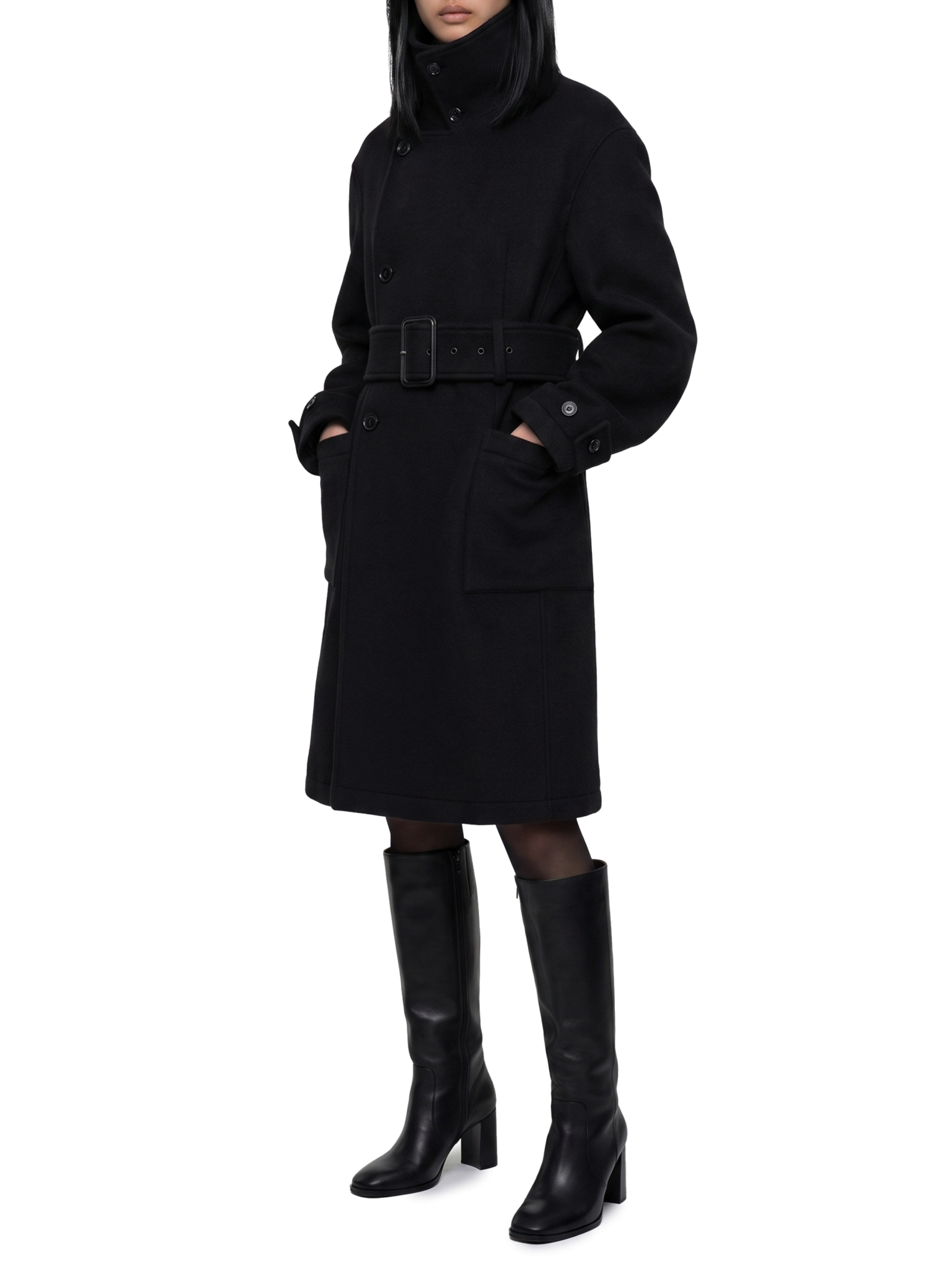 [LEMAIRE] Coat FW26 CO1155_LF1700_BK999