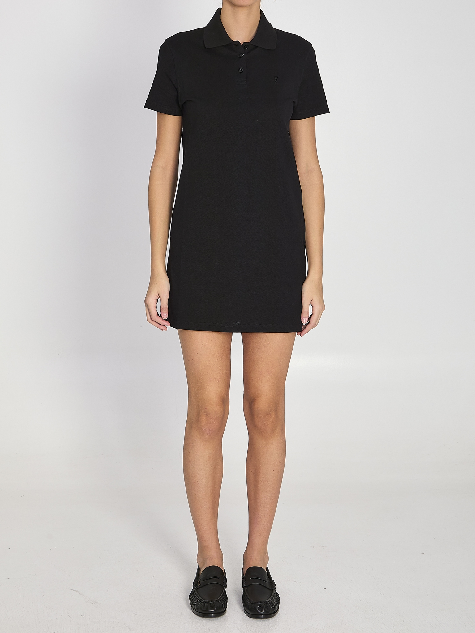 [Saint Laurent] Short sleeve dress SS26 862599_Y37ZE_1000