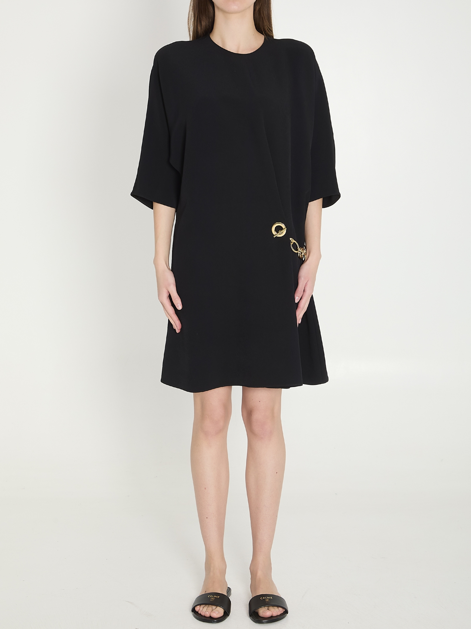 [Celine] Short sleeve dress SS26 RR0K80T25__38NO