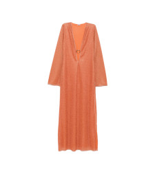 [OSEREE] Long sleeve dress FW26 RLS261 LUREX ORANG