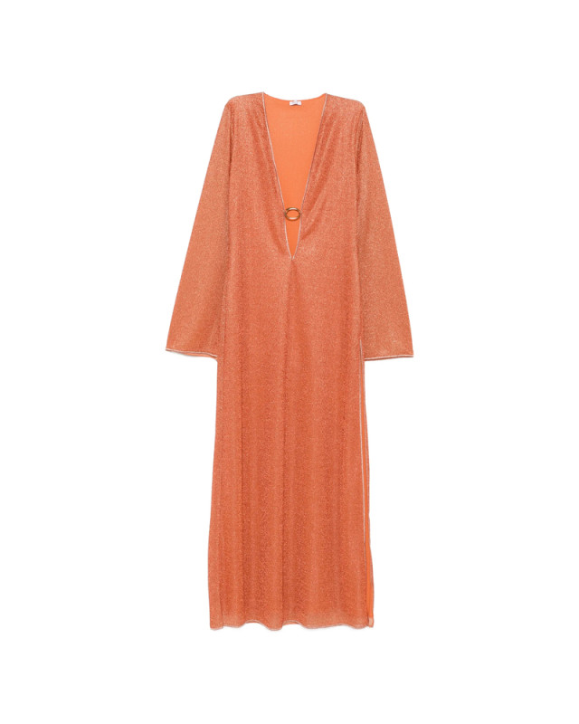 [OSEREE] Long sleeve dress FW26 RLS261 LUREX ORANG