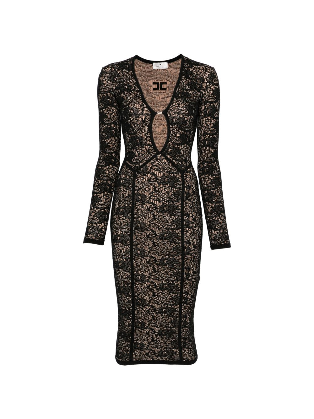 [ELISABETTA FRANCHI] Long sleeve dress FW26 AM26Q66E2 FR9
