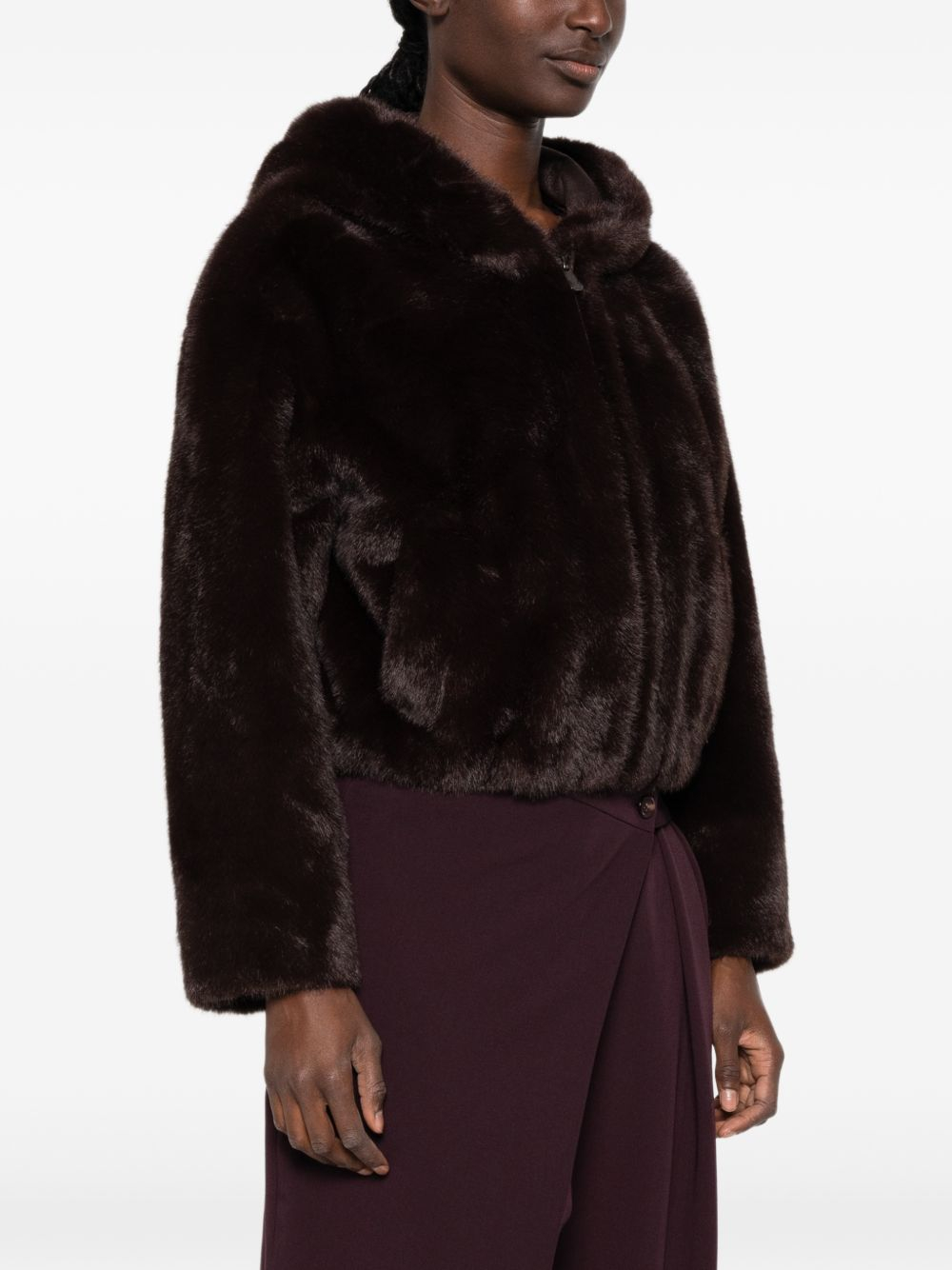 [PINKO] Fur Jacket FW26 107053 A3E9 GASTERIA L72