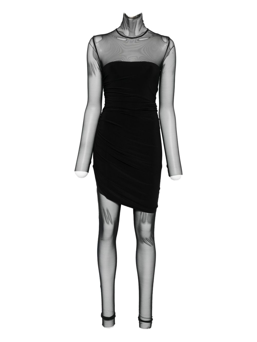 [Norma Kamali] Long sleeve dress FW26 KK325JPMR53001 BLACK