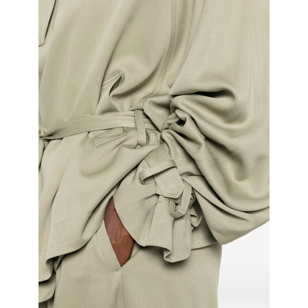 [THE FRANKIE SHOP] Trench Coat FW26 ELVA  SAGE