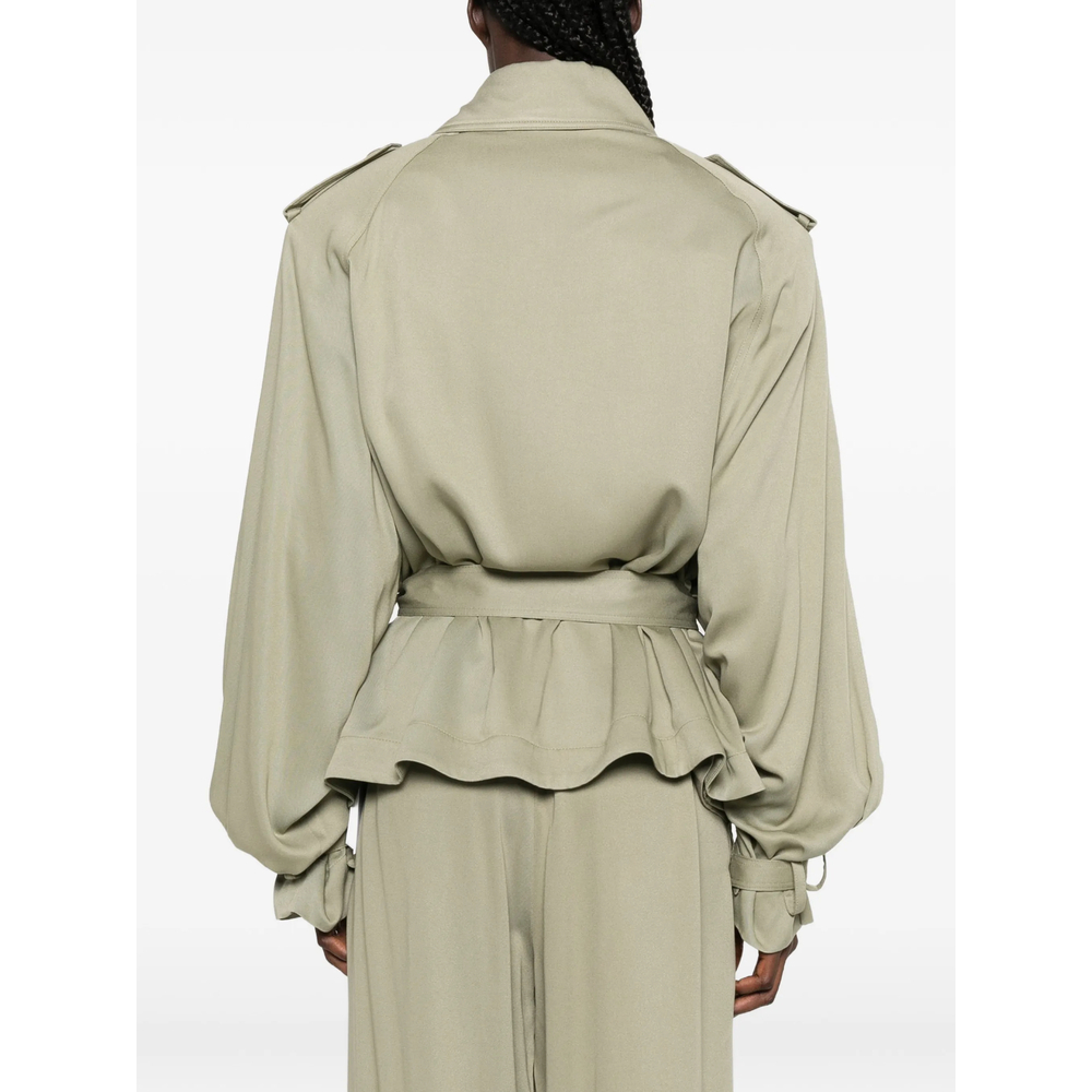 [THE FRANKIE SHOP] Trench Coat FW26 ELVA  SAGE