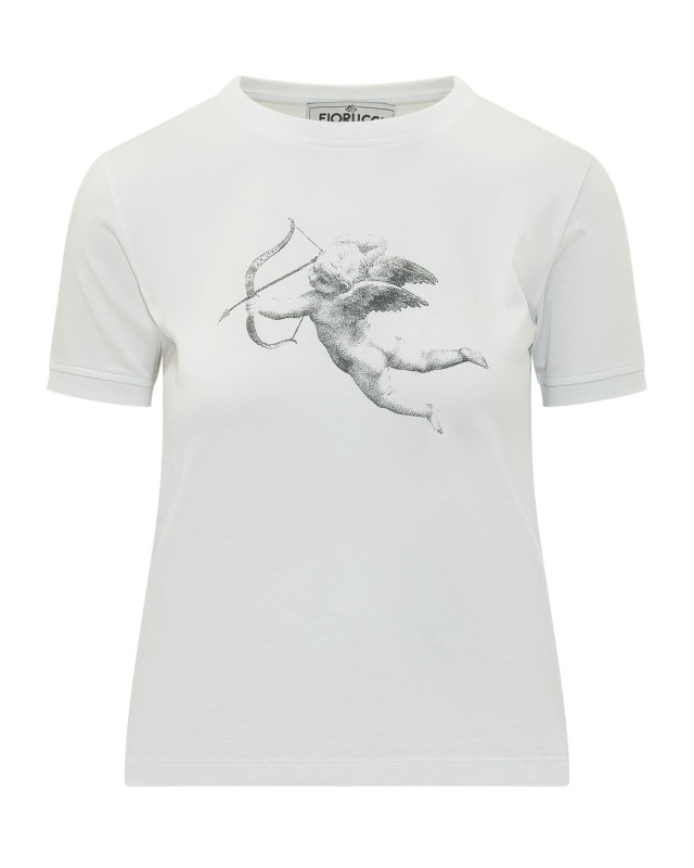 [FIORUCCI] T-shirts Short Sleeve FW26 W26PFJTS005CJ11 WH01