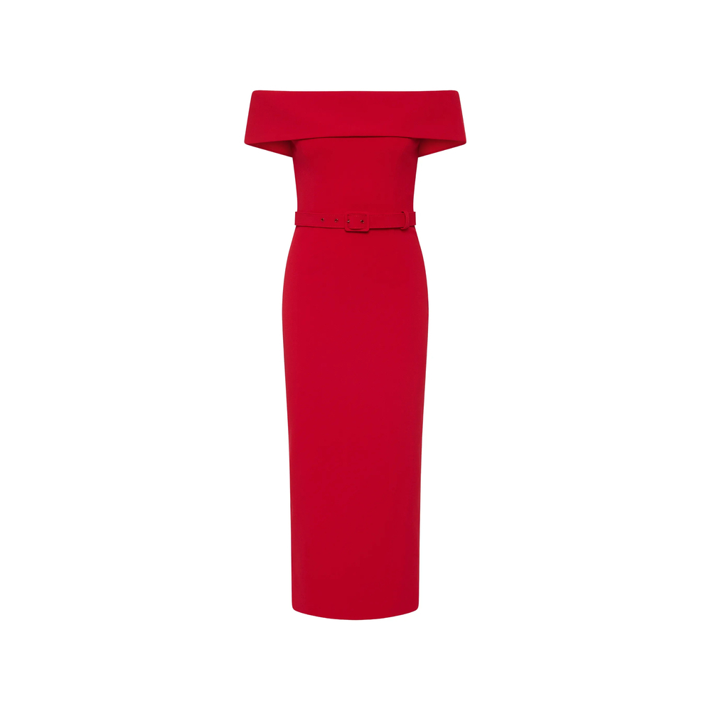 [Rebecca Vallance] Sleeveless dress FW26 2602-1659  RED
