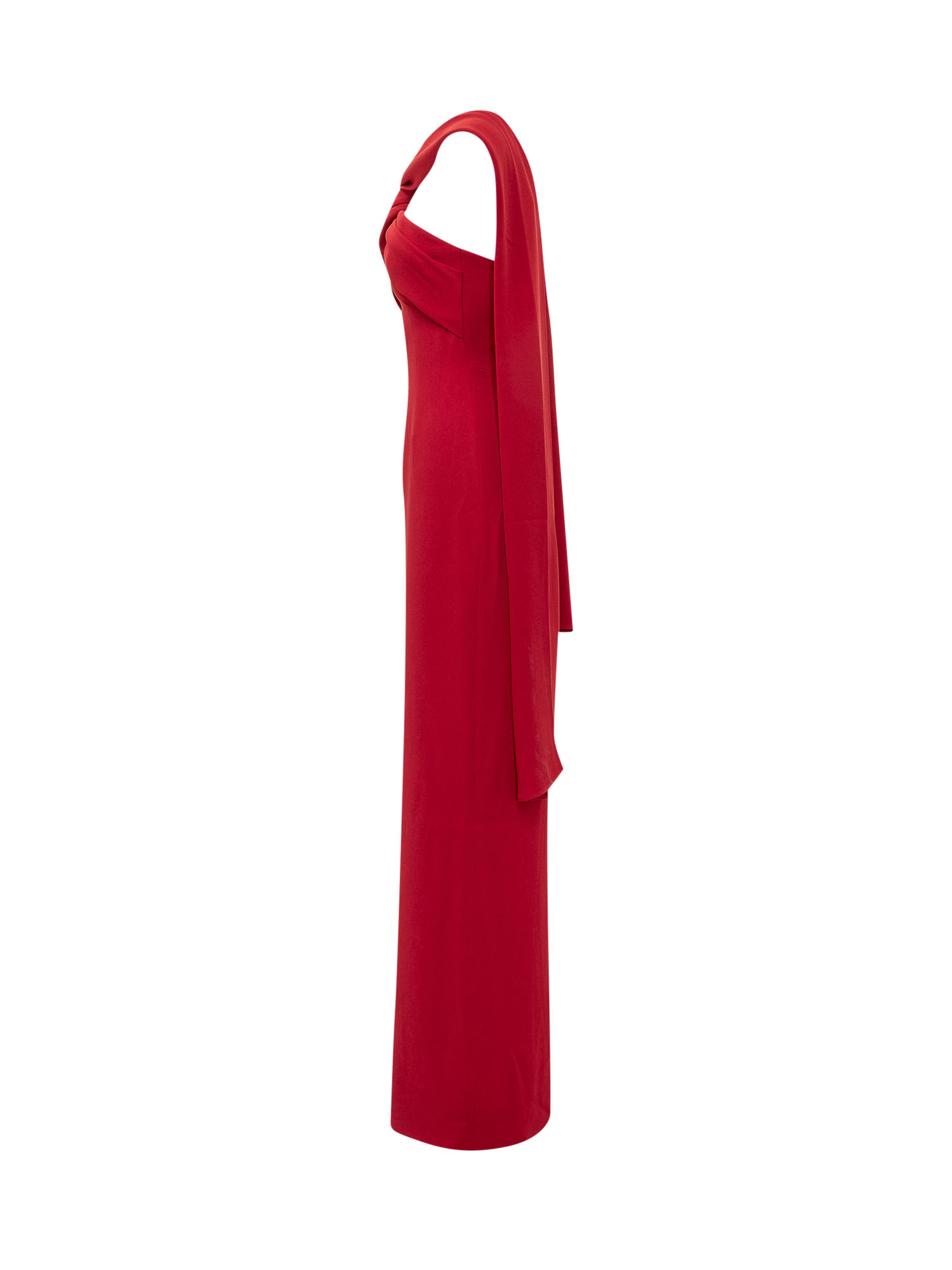 [Solace London] Sleeveless dress FW26 OS47043 RED