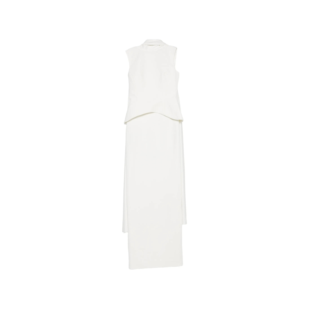 [Solace London] Sleeveless dress FW26 OS48040  CREAM