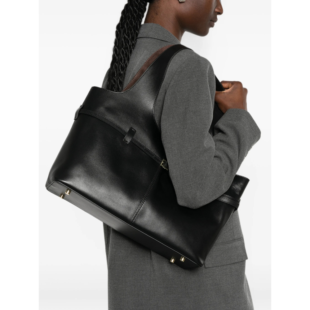 [Manu Atelier] Shoulder bag FW26 2025256 CAMBONCABA BLACK