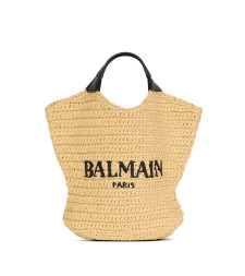 [Balmain] Tote bag FW26 HN1FA089TRAYGTE