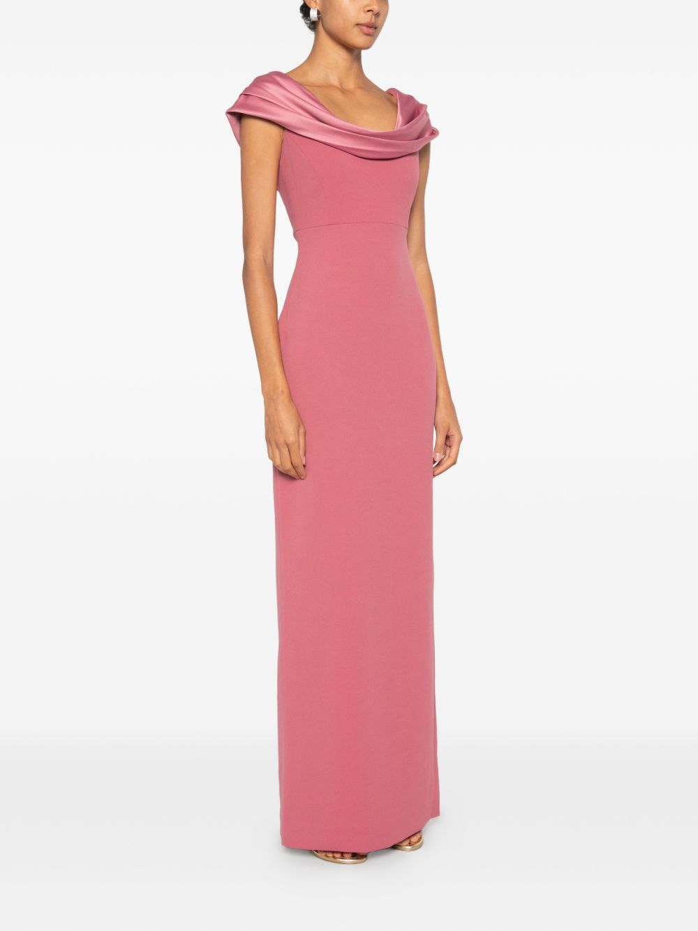[Solace London] Sleeveless dress FW26 OS48023DARKROSE