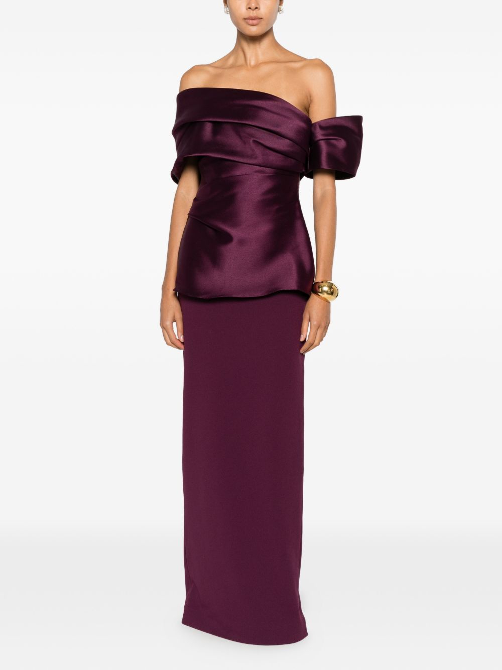 [Solace London] Sleeveless dress FW26 OS48039GRAPE