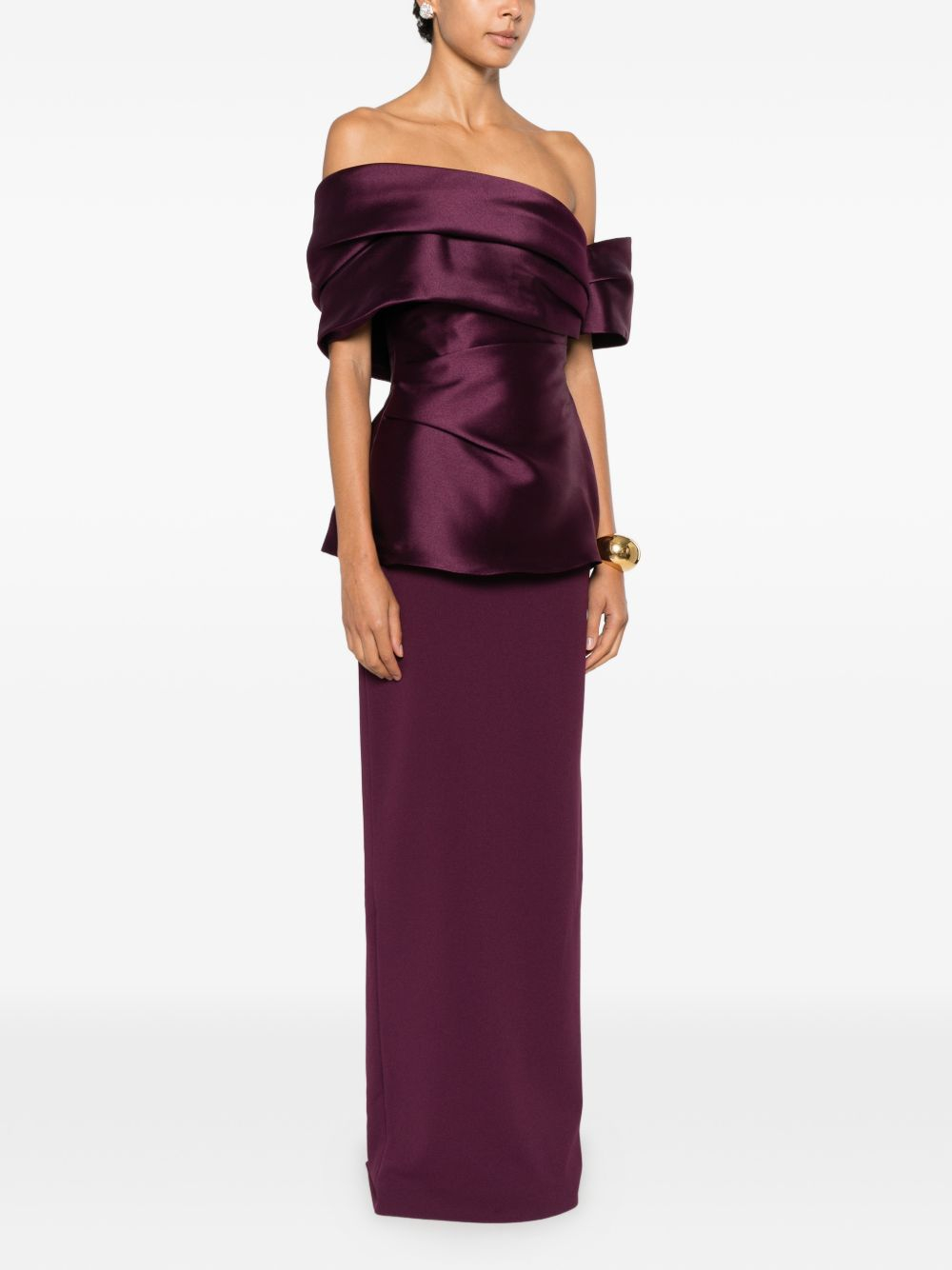 [Solace London] Sleeveless dress FW26 OS48039GRAPE