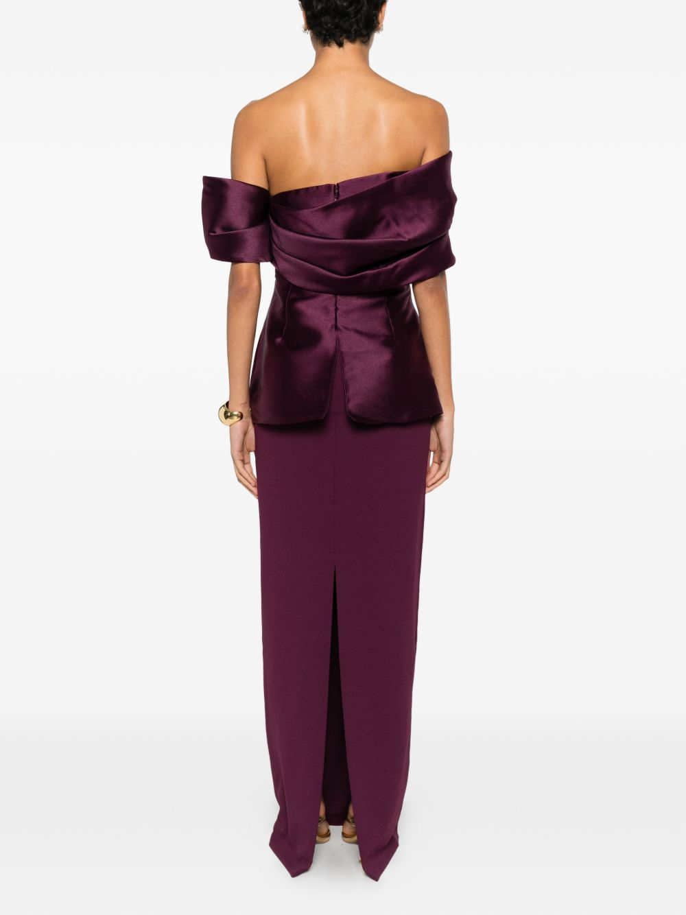 [Solace London] Sleeveless dress FW26 OS48039GRAPE