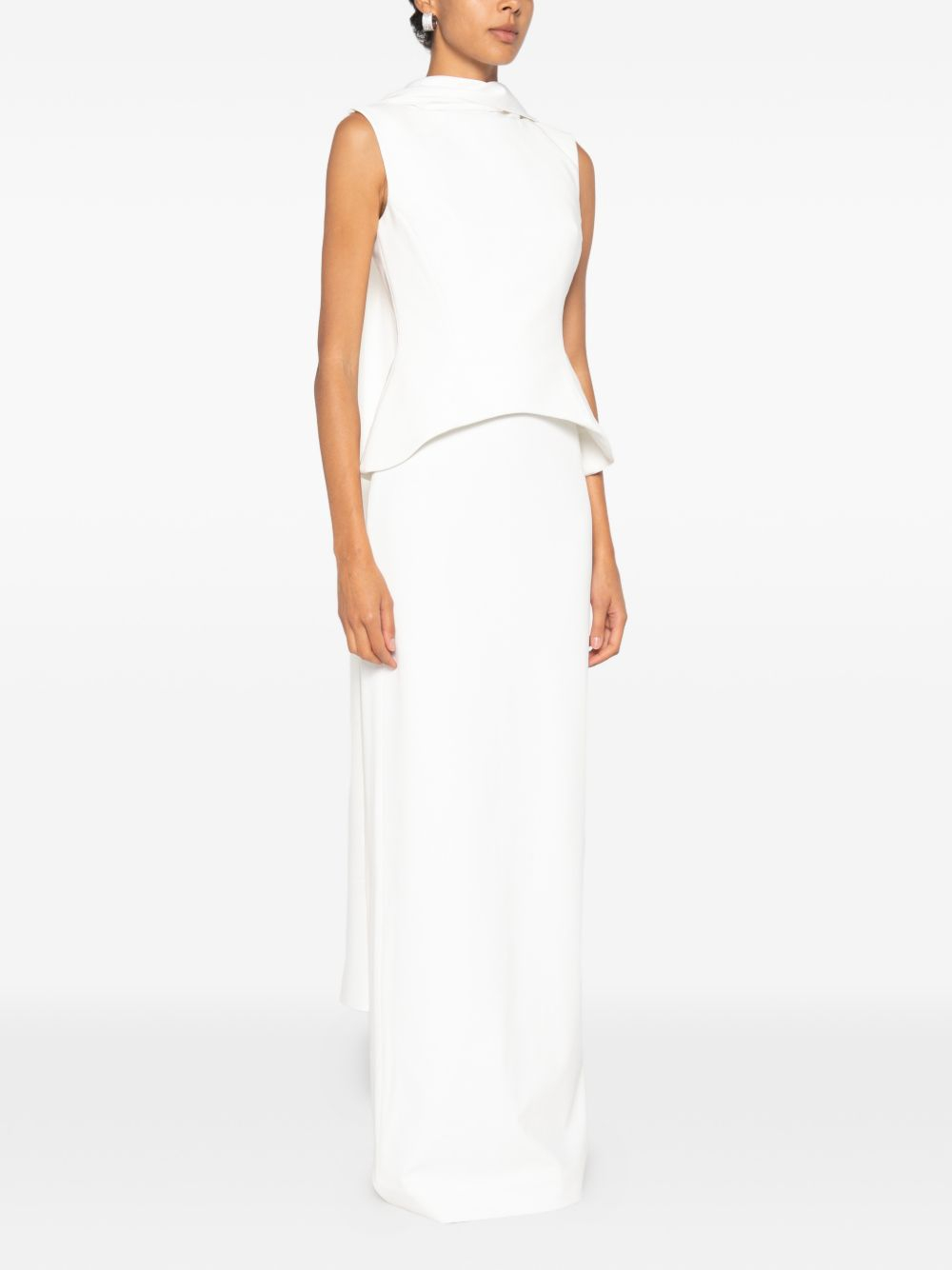 [Solace London] Sleeveless dress FW26 OS48040CREAM