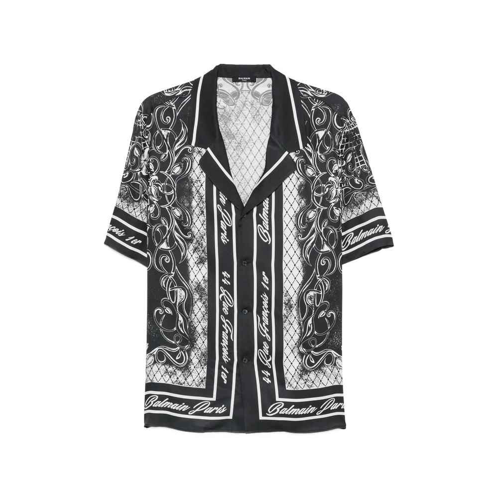 [Balmain] Shirts Short Sleeve FW26 HH1HN130 VJ04 YKK