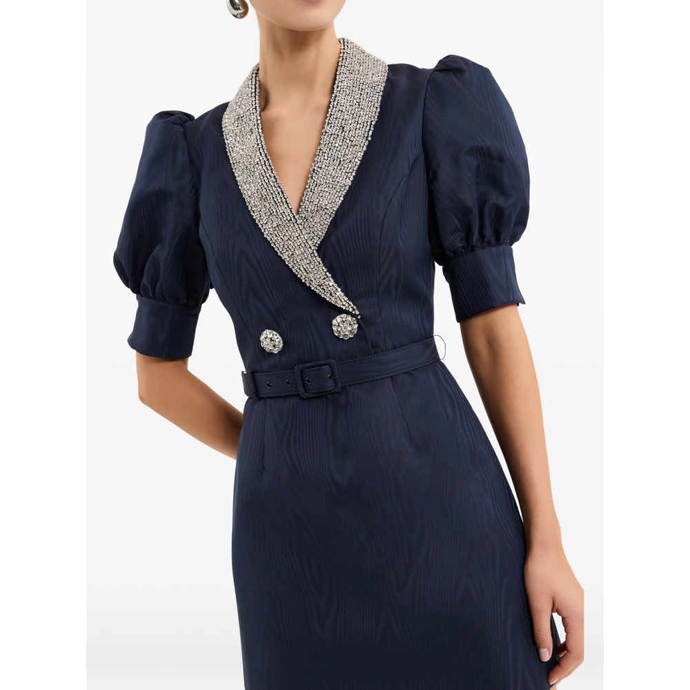 [Rebecca Vallance] Dress FW26 2602-1616  NAVY