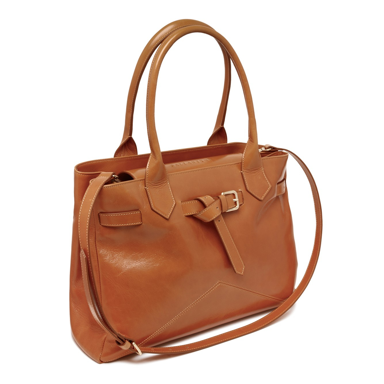 [BALLANTYNE] Tote bag CO ULE11M-14501BROWNSIENA