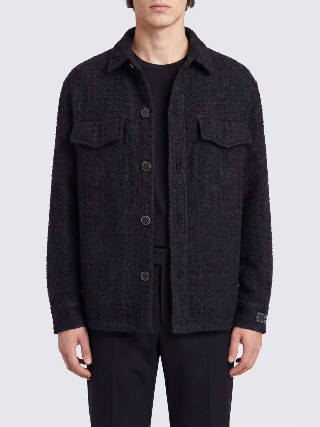 [Balmain] Shirts Long Sleeve FW26 HH1TH890XM07 0PA