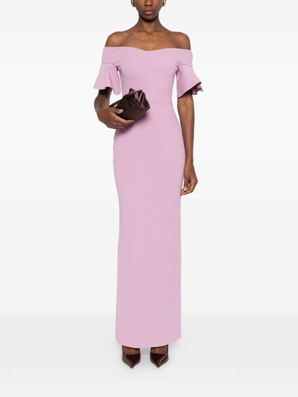 [Solace London] Sleeveless dress FW25 OS46003WISTERIA