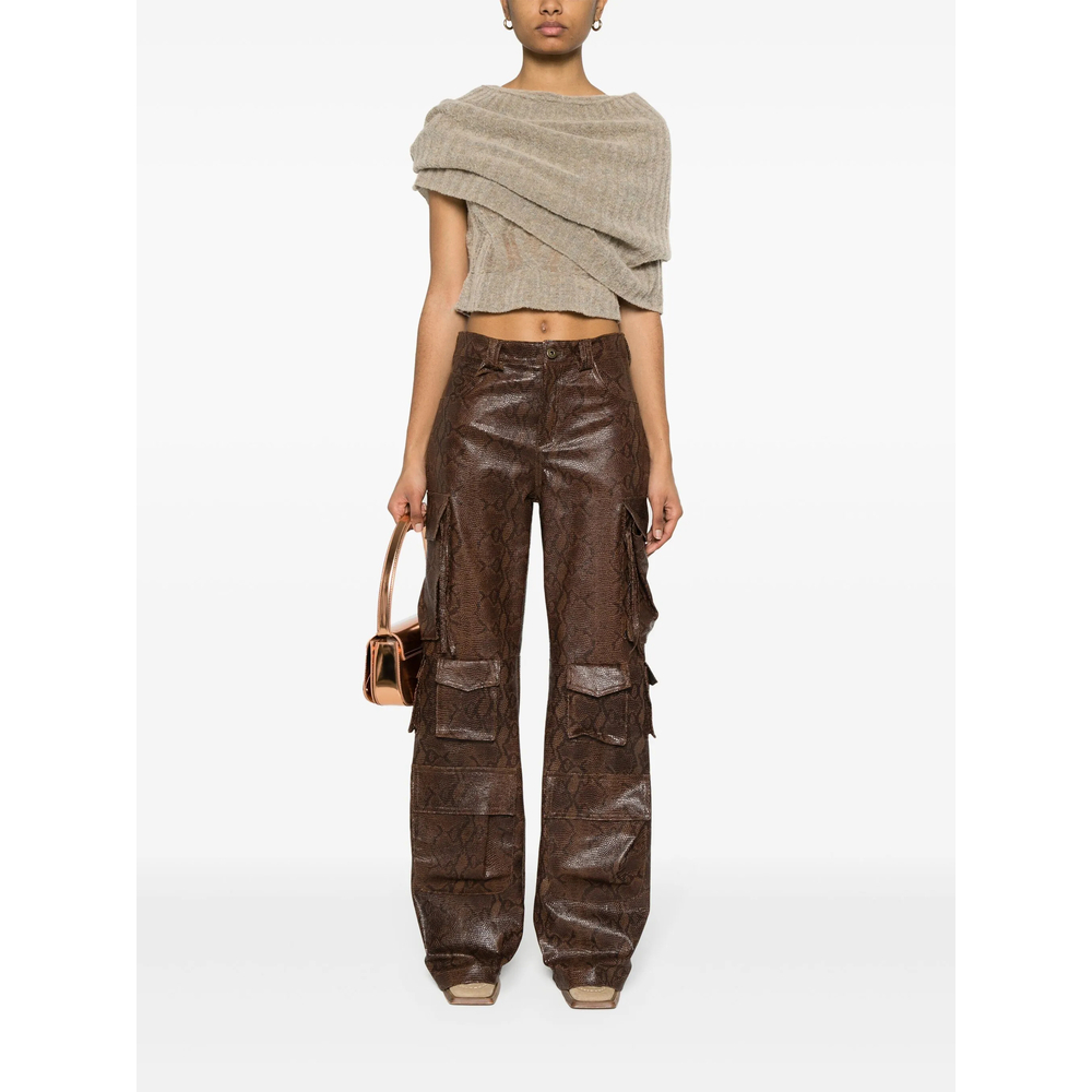 [Santoro] Trousers SS24 46050-D  TOBAC