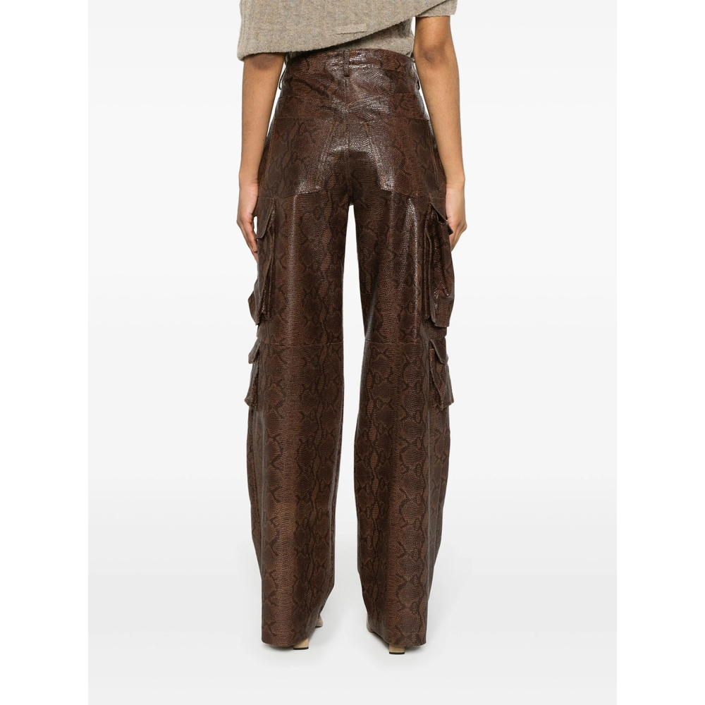 [Santoro] Trousers SS24 46050-D  TOBAC