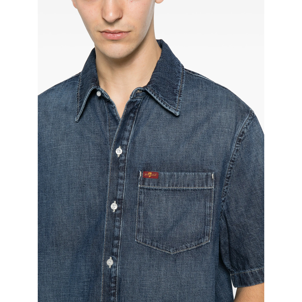 [7 FOR ALL MANKIND] Shirts Short Sleeve FW26 7T1R0H08 S/S REGULA 3M7