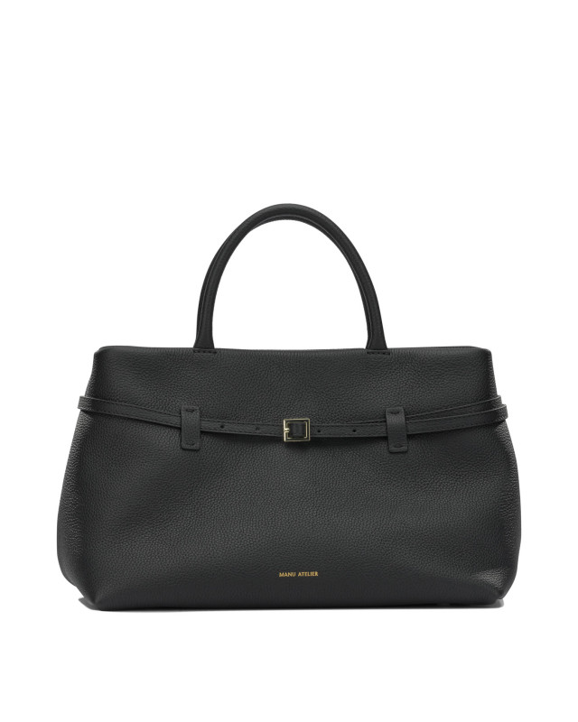 [Manu Atelier] Tote bag FW26 2024279LE CAMBON 35BLACK
