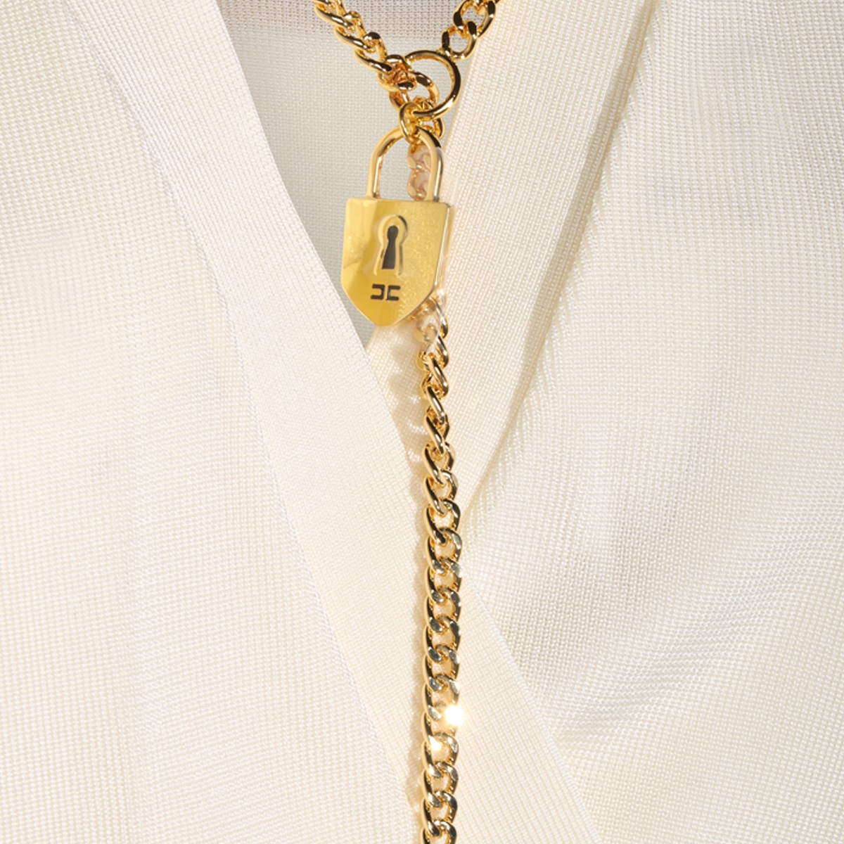 [ELISABETTA FRANCHI] Jump suit FW26 BK03S66E2193