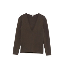 [TOTEME] Knitwear FW26 262-WRT0685 YA0243-427 WALNU