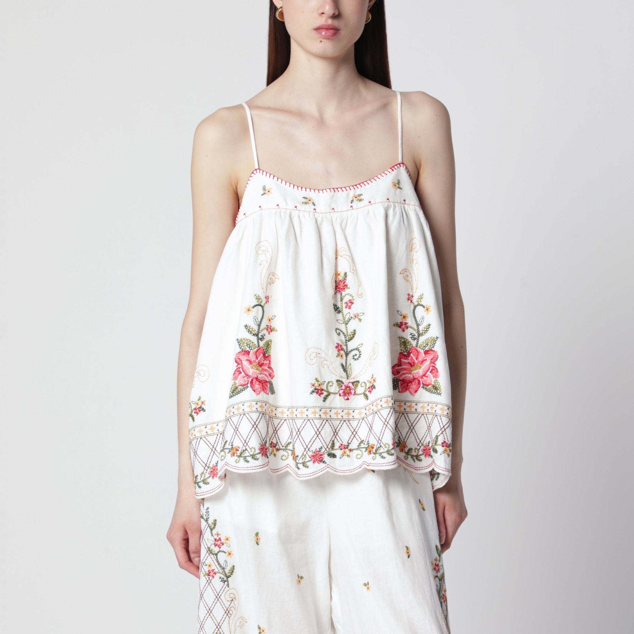 [Farm Rio] T-shirts Sleeveless FW26 355785CO