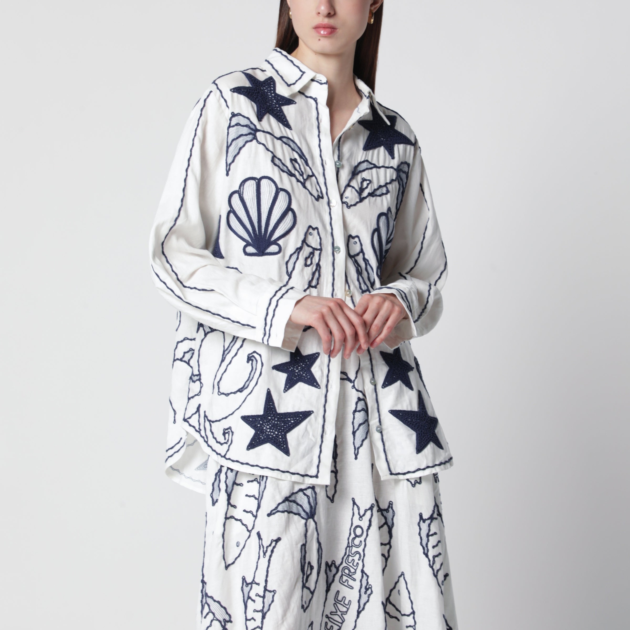 [Farm Rio] Shirts Long Sleeve FW26 356449CO
