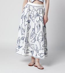 [Farm Rio] Long skirt FW26 356450CO