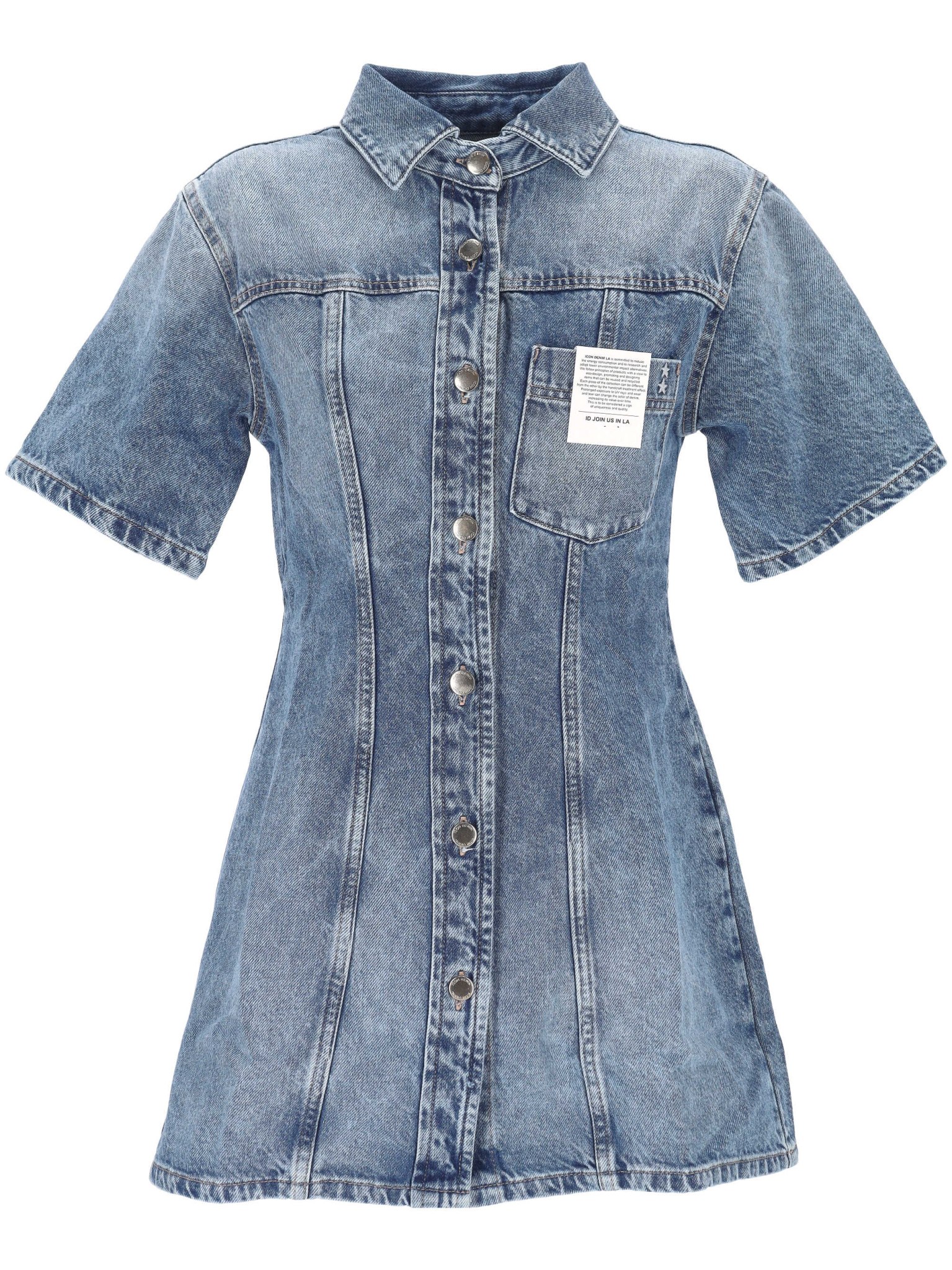 [ICON DENIM] Short sleeve dress SS26 BAMBIID8823