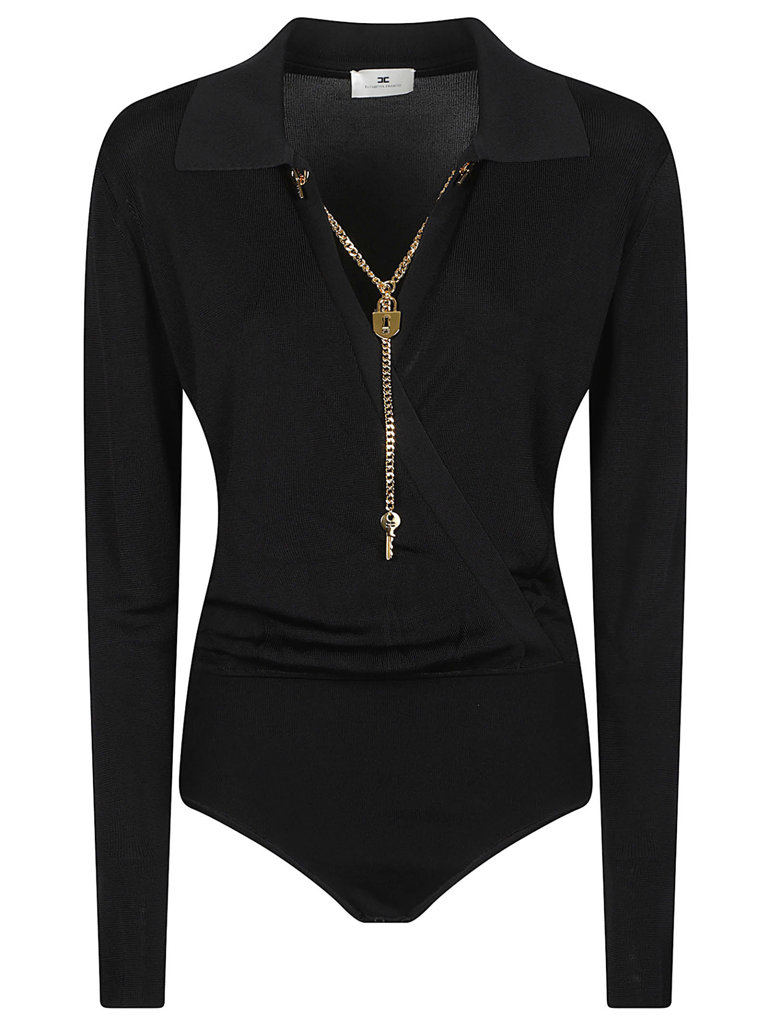 [ELISABETTA FRANCHI] T-shirts Long Sleeve FW26 BK03S66E2