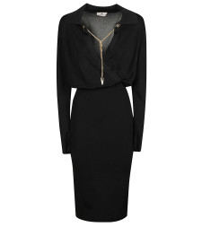 [ELISABETTA FRANCHI] Long sleeve dress FW26 AM19S66E2